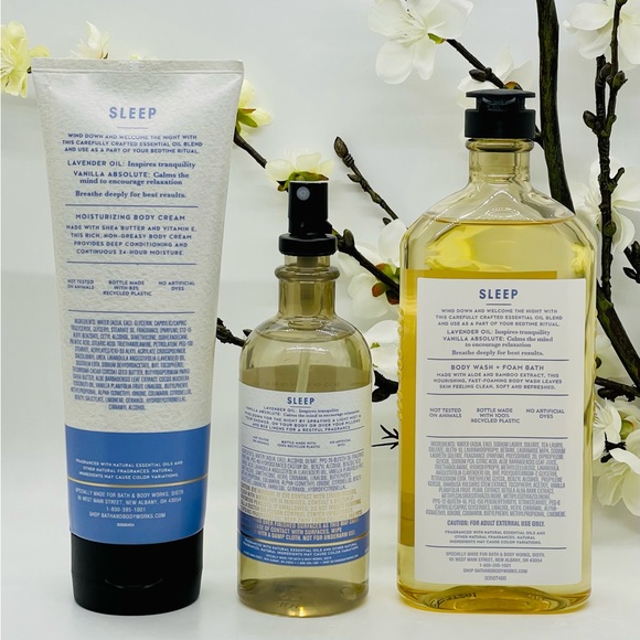 Bath and Body Works Aromatherapy Sleep Lavender-Vanilla 3-Piece Gift Box Set - Picture 7 of 9
